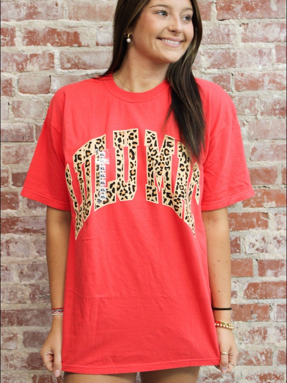 Lulu Mac Leopard Paprika Comfort Colors Tee